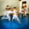 Some active fun in the childrens Aikido program