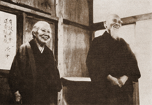 Morihei and Hatsu Ueshiba